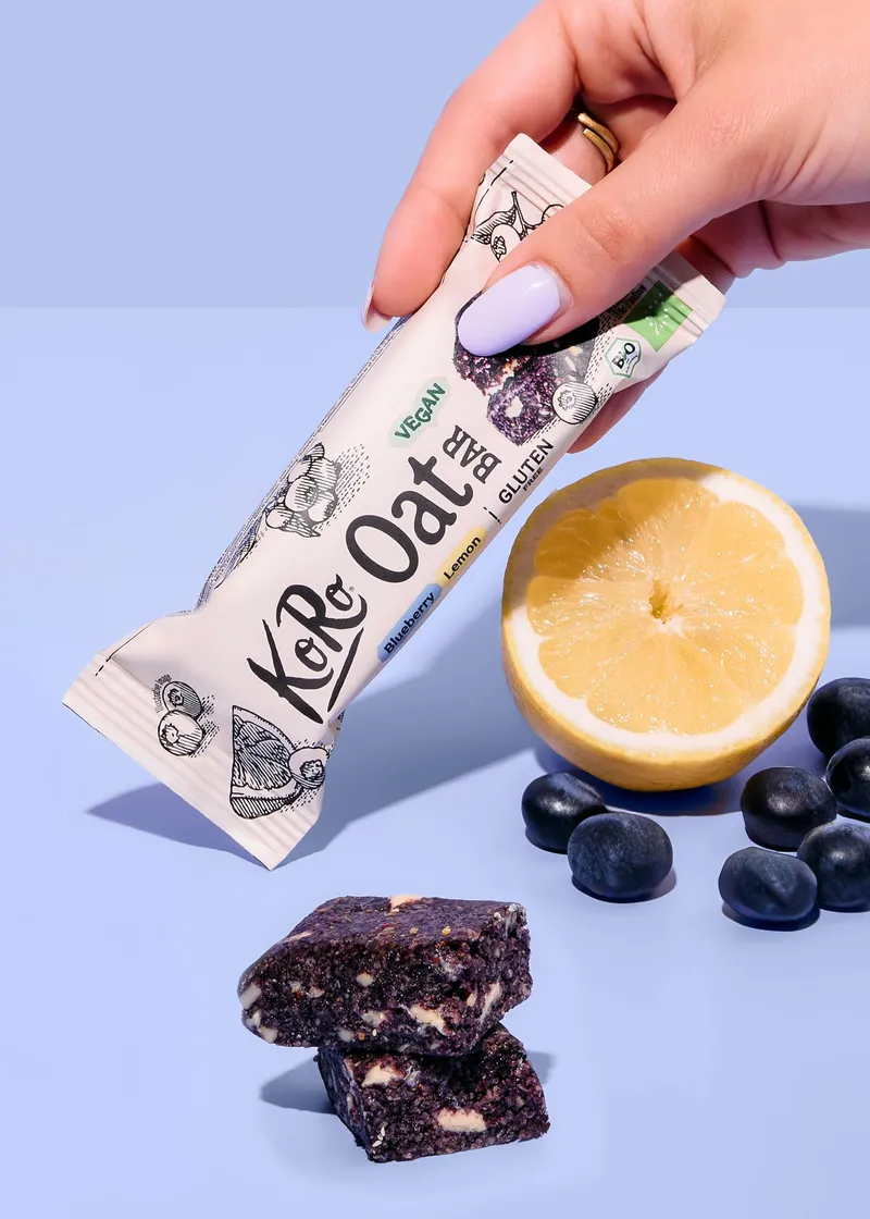 KoRo Bio Oat Bar Blueberry Lemon | 60 g – Produktbild 4 von 5