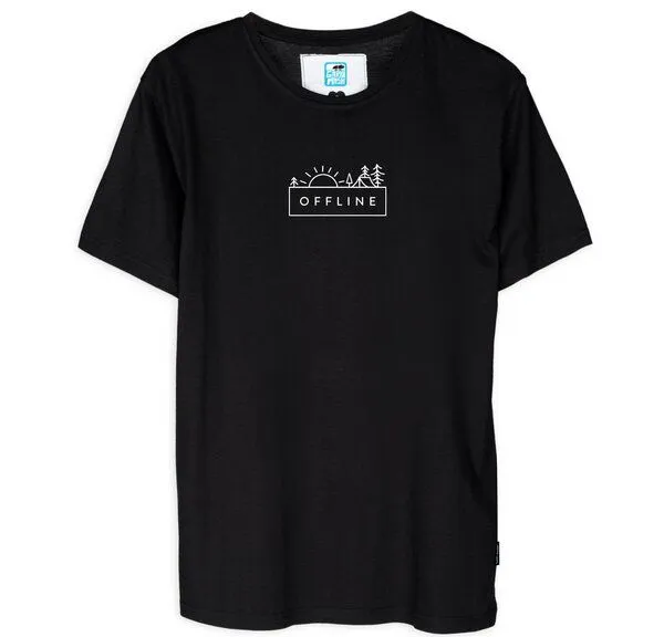 Gary Mash GARY MASH Shirt Offline aus Biobaumwolle, Schwarz, – Produktbild 2 von 2