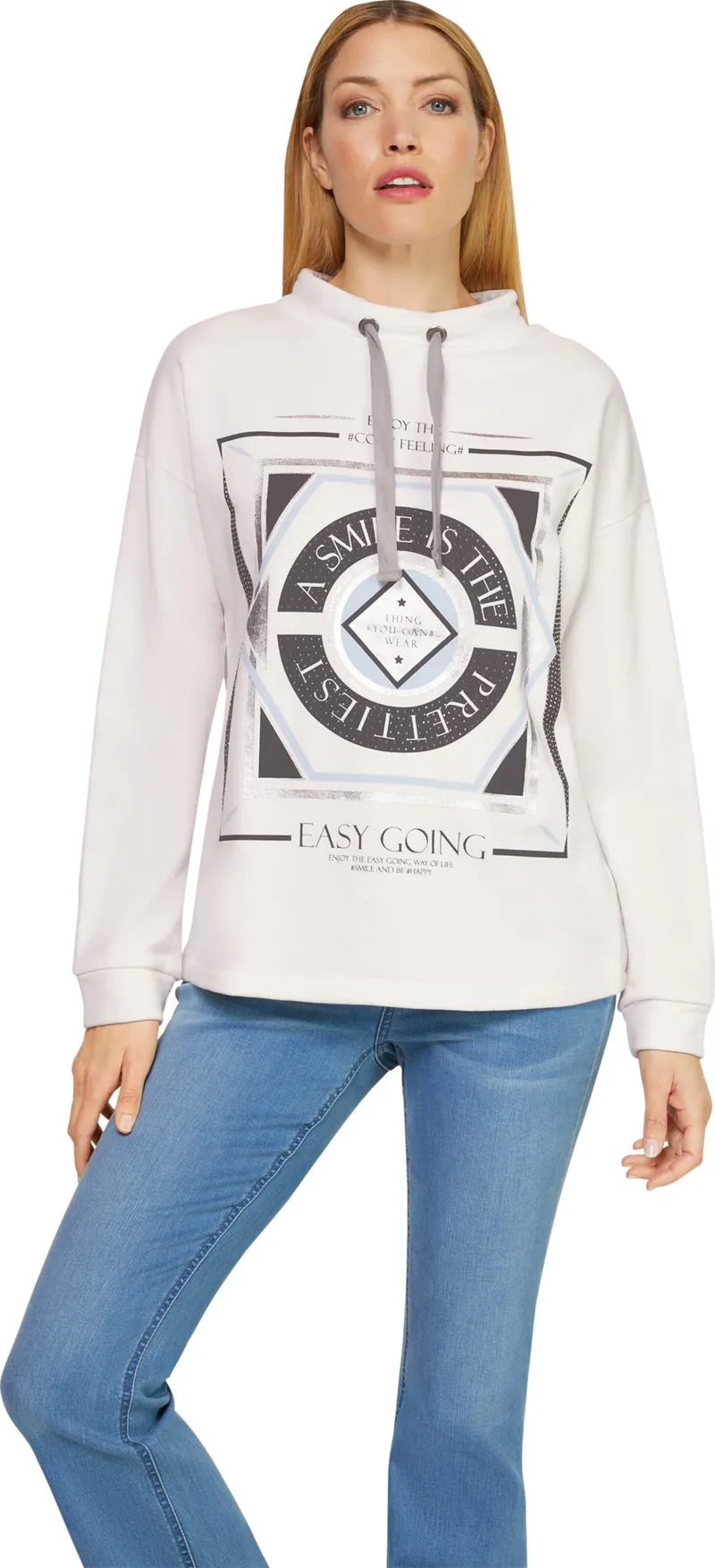 heine heine Sweatshirt ecru, Ecru, – Produktbild 2 von 3