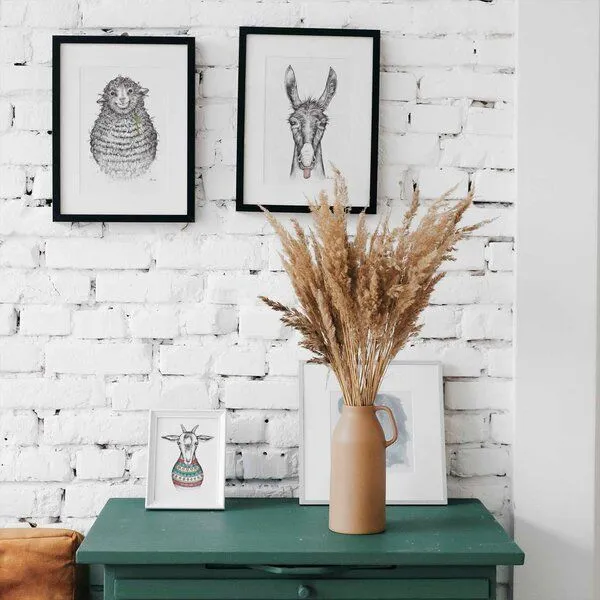 LIGARTI Kunstdruck »Wollfried« von LIGARTI | A4, A3 oder A2 | Wandbild | Poster | Kunst – Produktbild 4 von 4