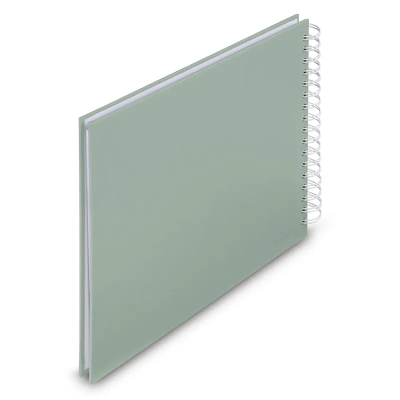 Hama Hama Spiral-Album "Fine Art", 28x24 cm, 50 weiße Seiten, Salbei – Produktbild 3 von 6