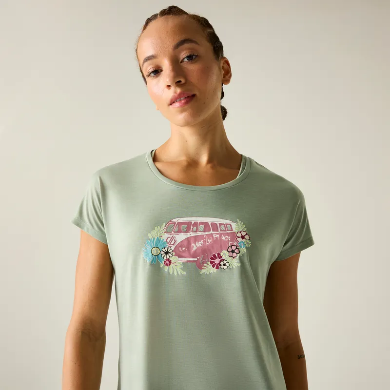 Dare 2b Dare2b Serenity Damen Lightweight T-Shirt hellgrün 36 - Damenshirts, -blusen & -pullover von Dare 2b, Hellgrün, – Produktbild 2 von 2