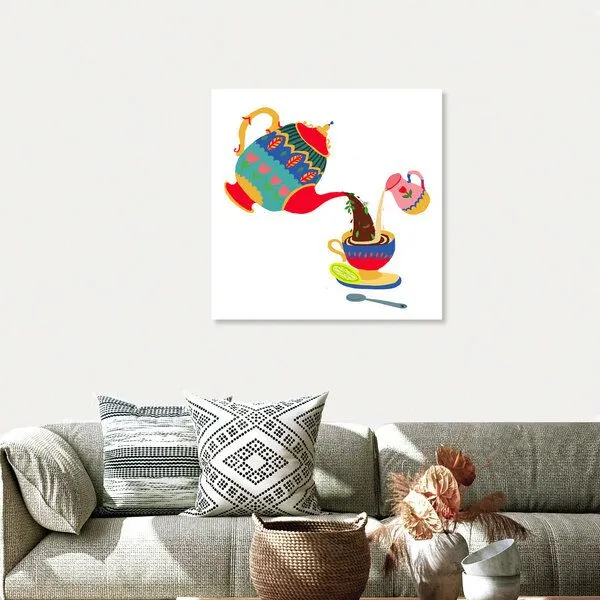 Photocircle Photocircle Poster / Leinwandbild - Tea with milk – Produktbild 4 von 4
