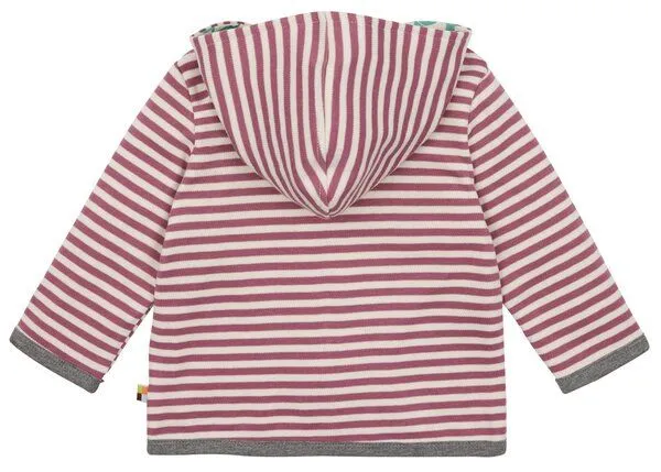 loud + proud loud + proud Babys & Kinder Wendejacke, GOTS-zertifiziert, Grape (rosa), – Produktbild 3 von 3