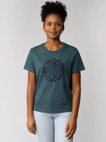 watapparel watapparel T-Shirt Frauen Don't overthink it, Stargazer, – Produktbild 1 von 3