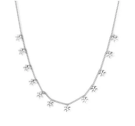 ELEKTROPULLI Elektropulli Feine Blumen Kette, Silber, – Produktbild 1 von 1