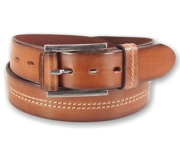 Greenbelts Greenbelts Herren Ledergürtel BENSON, Cognac, – Produktbild 2 von 3