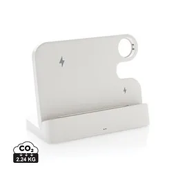 XD Collection XD Collection Joltz dual 15W-Ladegerät aus RCS rec. ABS mit iWatch-Slot – Produktbild 1 von 1