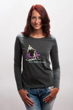 108 Degrees 108 Degrees E-Scooter Longsleeve grau, GOTS – Produktbild 1 von 1