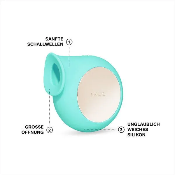 LELO Klitoris-Stimulator mit Schallwellen - LELO SILA, Aqua, – Produktbild 4 von 4