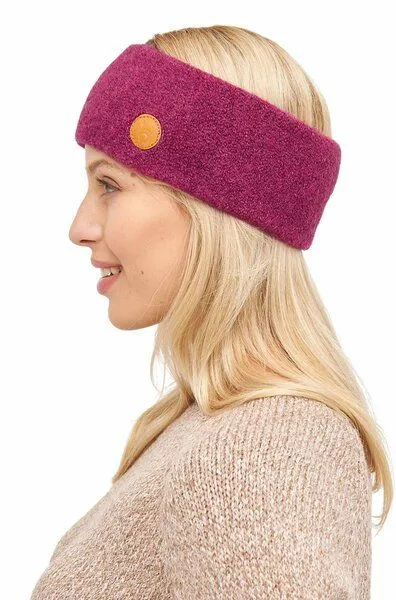 Apu Kuntur Apu Kuntur Alpaka Stirnband aus Peru - STRETCH, Himbeere, – Produktbild 3 von 4