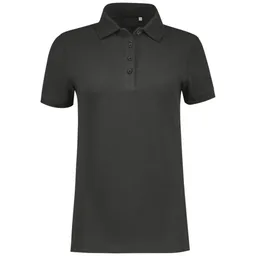HAKRO HAKRO Poloshirt Damen Heavy MIKRALINAR ECO #303 Gr. M karbongrau – Produktbild 1 von 1