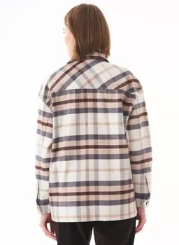 ORGANICATION ORGANICATION Damen vegan Overshirt Bio-Baumwollflanell Mehrfarbig – Produktbild 1 von 1