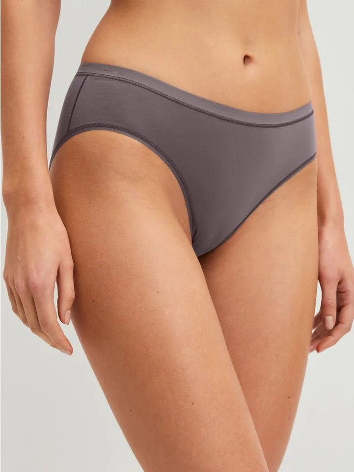 CALIDA CALIDA Slip Natural Comfort Regular Cut, elastisch, weich, Single Jersey Qualität, pillingarm, Braun, – Produktbild 1 von 5