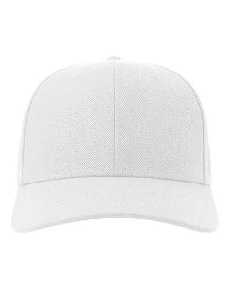 Atlantis Headwear Atlantis Headwear Cap mit leicht gebogenem Schirm, Weiss, – Produktbild 1 von 2