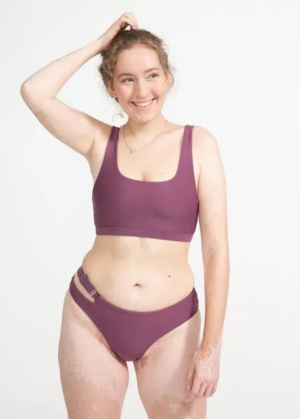 boochen boochen Bikini Slip Caparica - Reversible Surf Bikini - Farbe, Lavender (lila), – Produktbild 2 von 4
