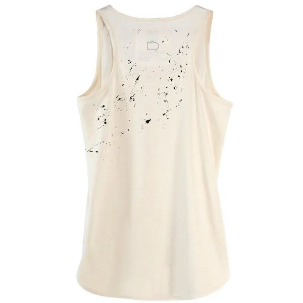 Gary Mash GARY MASH Tanktop mit Farbspritzern aus Bio-Baumwolle, Ivory, – Produktbild 3 von 4