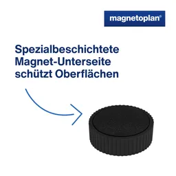 magnetoplan 10 magnetoplan Magnete 'Discofix magnum' schwarz – Produktbild 1 von 1