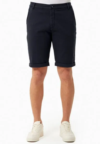 ORGANICATION ORGANICATION Regular-Fit Shorts aus Bio-Baumwolle, Dark navy, – Produktbild 2 von 3