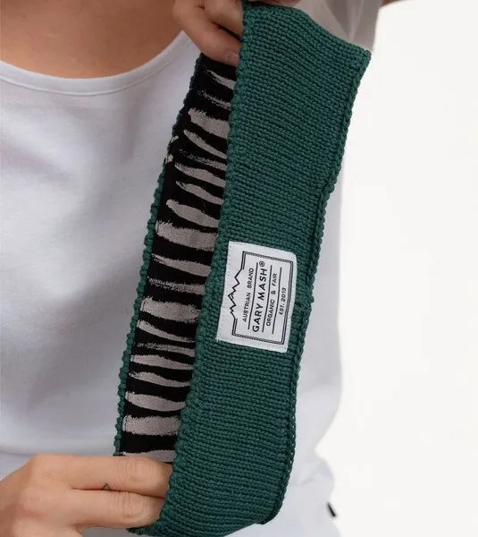 Gary Mash GARY MASH Stirnband Aspen aus Biobaumwolle, Grün, – Produktbild 4 von 4