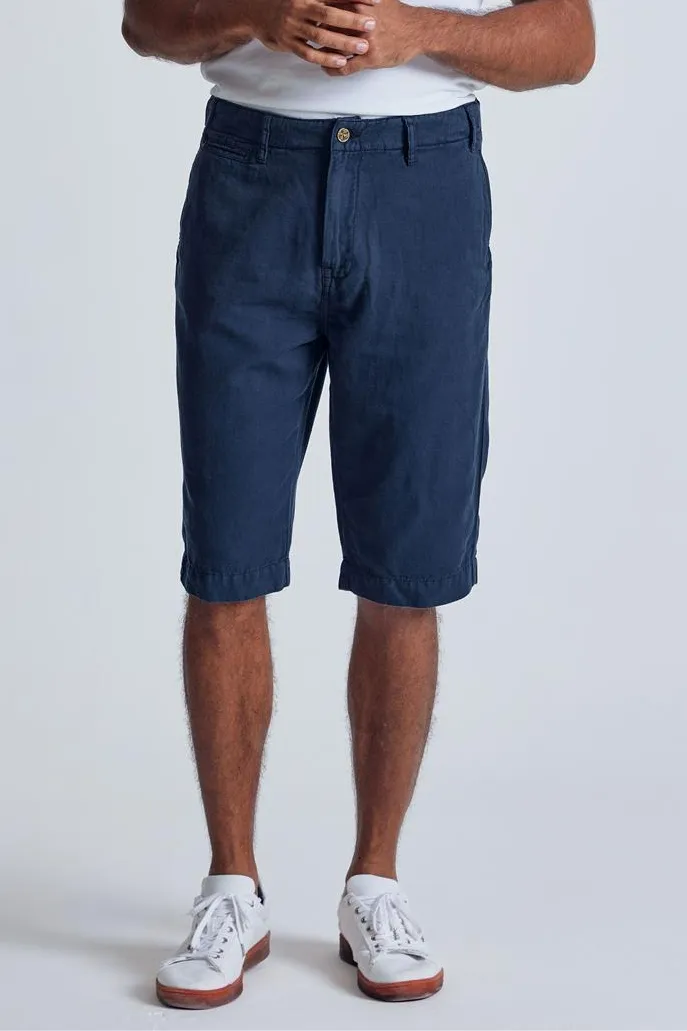 Flax and Loom Flax and Loom Herren vegan Shorts Chino Bird Navy, Extra dunkelblau, – Produktbild 2 von 2
