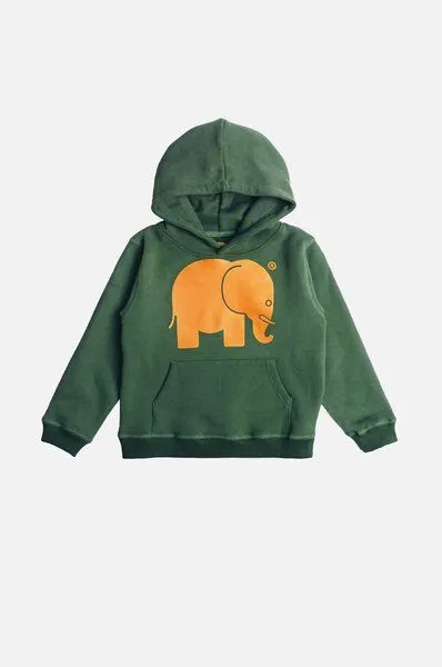 Trendsplant Trendsplant Kid's Organic Classic Hoodie Greener Pastures, Grün, – Produktbild 1 von 3