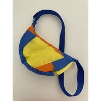 Skrabak Skrabak Upcycling-Bauchtasche aus Segeltuch (handgefertigte Unikate), Blau-gelb-orange, – Produktbild 1 von 1