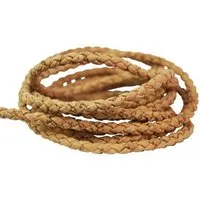 Kork Deko Kork-Deko Band aus Kork-Stoff | rund 6 mm geflochten | Korkschnur zum Basteln, Nähen, DIY – Produktbild 1 von 1