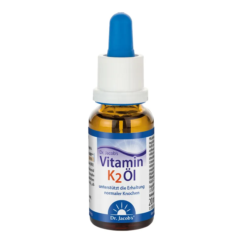 Dr. Jacob's Dr. Jacob's Vitamin K2 Öl Alltrans MK7 640 Tropfen vegan – Produktbild 1 von 1