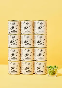 KoRo Grüne Bio Edamame in der Dose 12 x 130 g – Produktbild 1 von 1