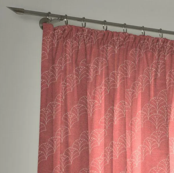 Nature by Adam Nature by Adam Vorhang aus 100% Bio-Baumwolle - Made in Germany - Argentinian Criolla light, Rot, – Produktbild 1 von 7