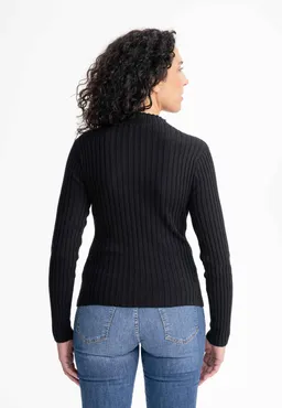 MELA MELA Damen vegan Strickpullover Namari Schwarz – Produktbild 1 von 1