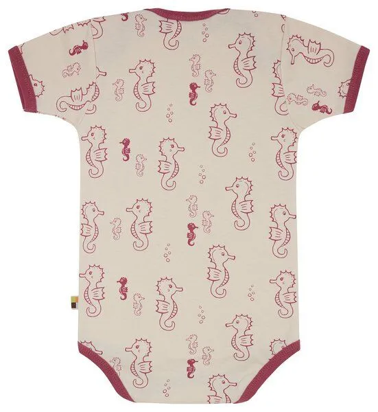 loud + proud loud + proud Babys & Kinder Body kurzarm Druck, GOTS-zertifiziert, Rouge(rosa), – Produktbild 1 von 3