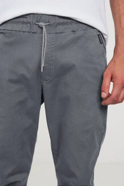 recolution Herren Jogg Chino aus Bio-Baumwoll Mix - MUSA - recolution, Dark grey (grau), – Produktbild 4 von 4