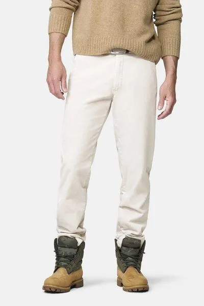 Meyer MEYER ACTIVE Cord Chino, Weiß (alabaster), – Produktbild 1 von 4
