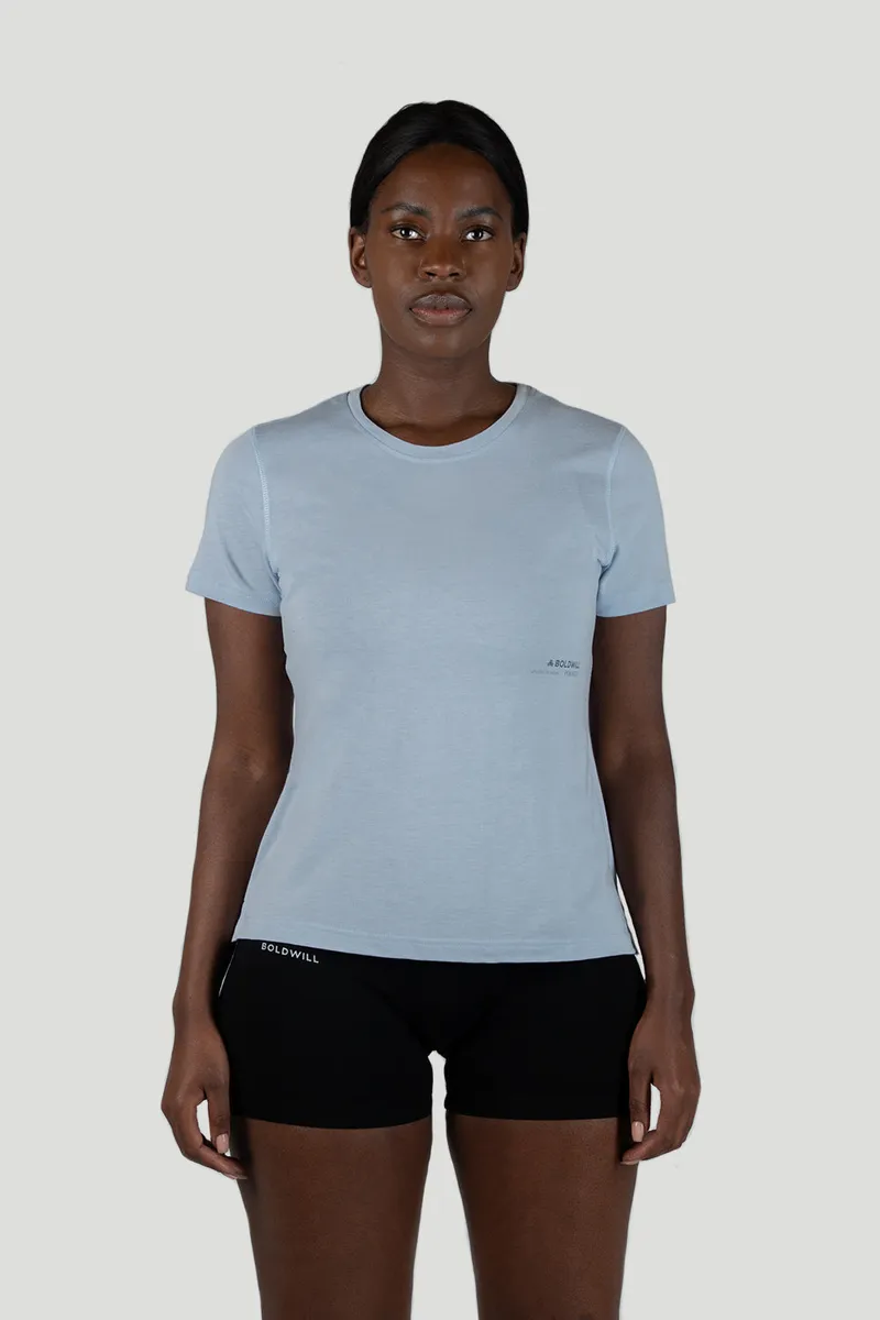 Boldwill Boldwill Damen vegan T-Shirt Arktisblau, Hellblau, – Produktbild 1 von 2