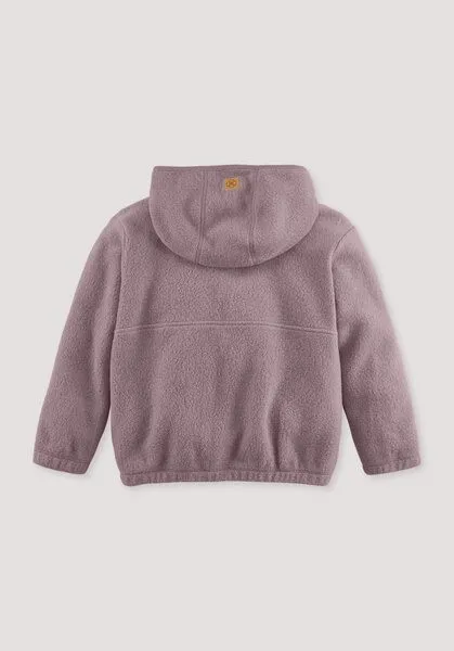 hessnatur hessnatur Fleece-Jacke aus reiner Bio-Baumwolle, Altrosa, – Produktbild 2 von 2