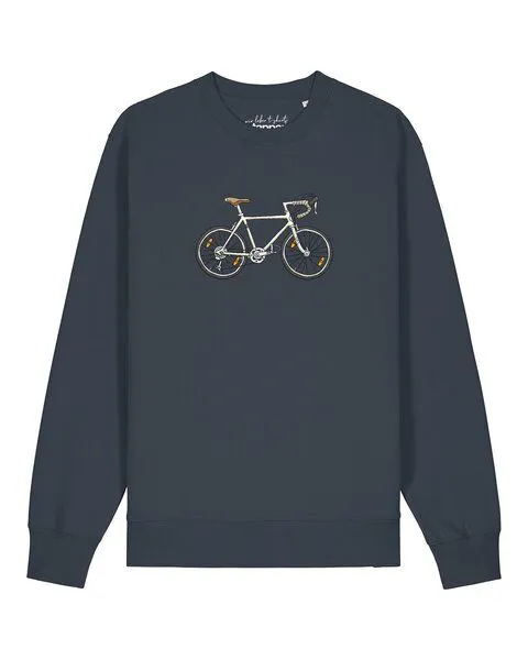 watapparel watapparel Sweatshirt Unisex Doodle Bike, India ink grey, – Produktbild 1 von 2