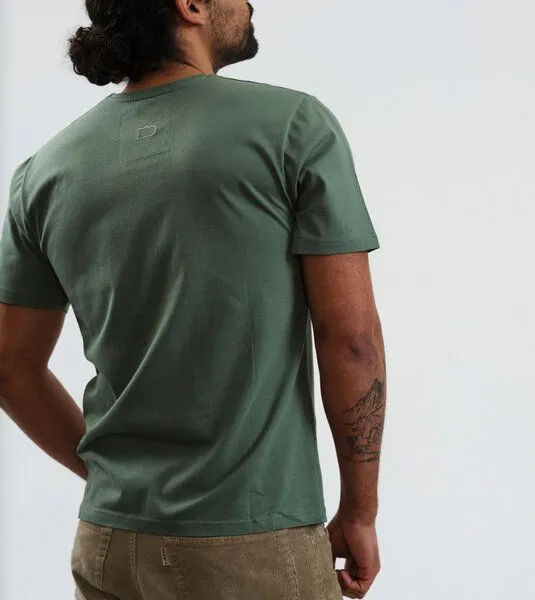 Gary Mash GARY MASH T-Shirt VANLIFE aus Biobaumwolle, Olivgrün (grün), – Produktbild 4 von 4