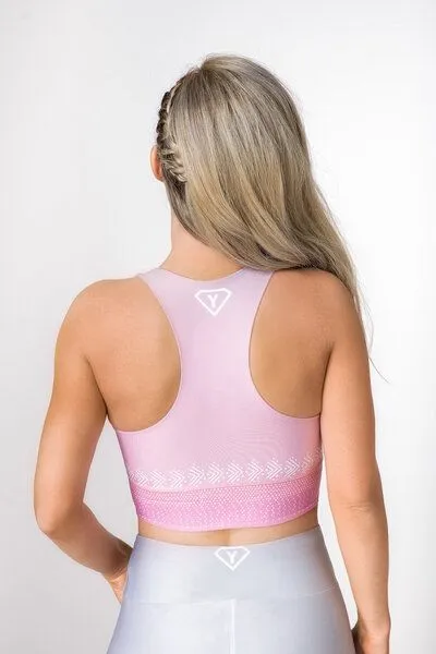 Yoga Hero Yoga Hero Sports Bra Yoga BH herausnehmbarer Polsterung, Pink moon (rosa), – Produktbild 3 von 3