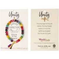 Worldfinds Worldfinds Kantha Armband "Connection", Bunt, – Produktbild 1 von 1