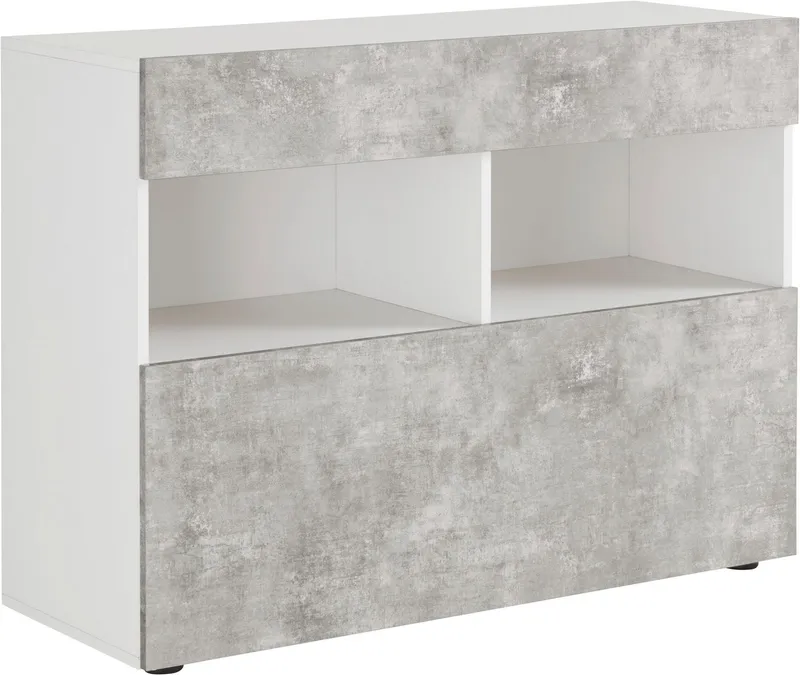 OTTO home Sideboard Sorano, Breite 111 cm, Grau, – Produktbild 4 von 5