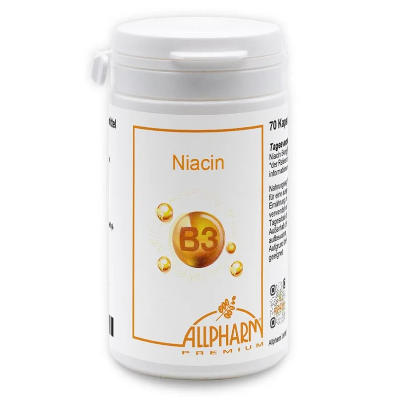 ALLPHARM Niacin Kapseln – Produktbild 1 von 1