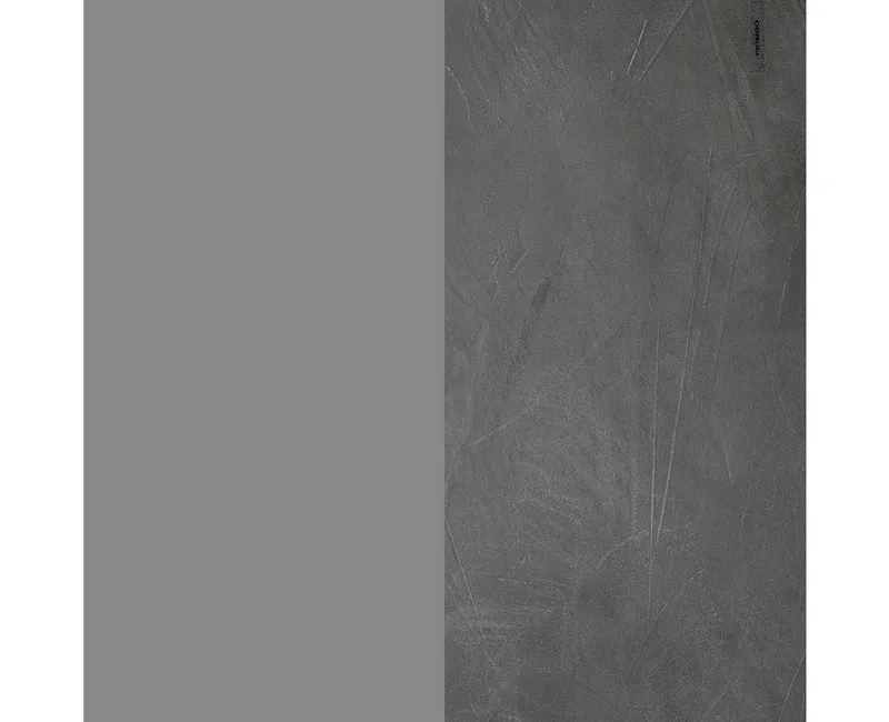 Home affaire Wohnwand Infinity, 6tlg. Breite 262 cm, Höhe variabel, Schrankwand, Anbauwand, (6-St), (Lowboard hängend, 2x Hängeschrank, 2x Hängewürfel, Wandregal), Grau, – Produktbild 3 von 4