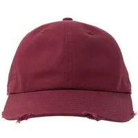 Atlantis Headwear Atlantis Headwear Atlantis Unisex Cap Basecap Cappy Kappe Destoyed Effekt mit unstrukturierter Krone erhätlich in 7 Farben Dad Hat Destroyed-S, Rot (cardinal), – Produktbild 1 von 1