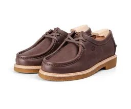 World Walkers World Walkers Vegane Damen Mokassins Schuhe MICKEY REC CrazyHorse mit Kreppsohle aus Naturkautschuk – Produktbild 1 von 1