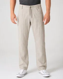 HempAge HempAge Gestreifte Männerhose Hanf/Biobaumwolle – Produktbild 1 von 1