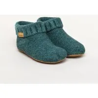 Gottstein Gottstein Hüttenschuh Knit Boot aus 100% Schurwolle - Filz-Hausschuh made in Tirol, Dunkel-grün, – Produktbild 1 von 1