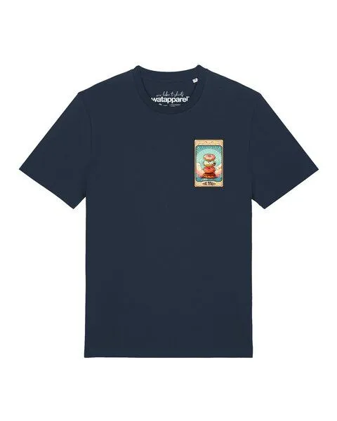 watapparel watapparel T-Shirt Unisex Tarot The Donut, French navy, – Produktbild 1 von 2