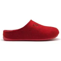 thies Veganer Slipper "thies ® PET", fair, mit Wechselfussbett, Cherry (rot), – Produktbild 1 von 1